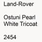 Preview: Land-Rover, Ostuni Pearl White Tricoat, 2454.